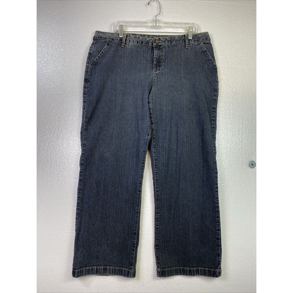 Cato Premium Jeans Size 18 WP Womens Gray Denim Stretch Straight Relax fit